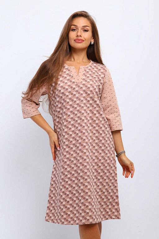 Сорочка теплая, футер с начесом (01060) - Плиона фото 37