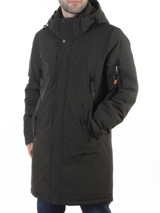 D6211 DK. GREEN Куртка мужская зимняя (200 гр. холлофайбер)