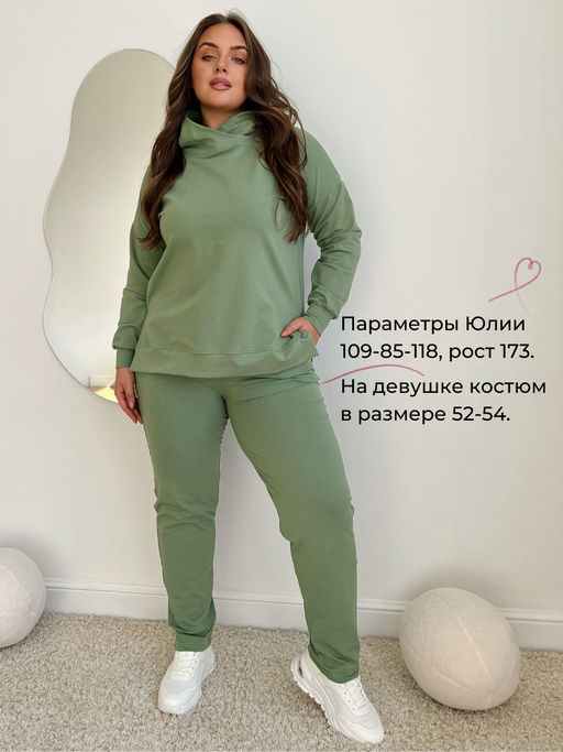Костюм Шарлот (двухнитка)_300/оливковый - Ihomelux фото 3