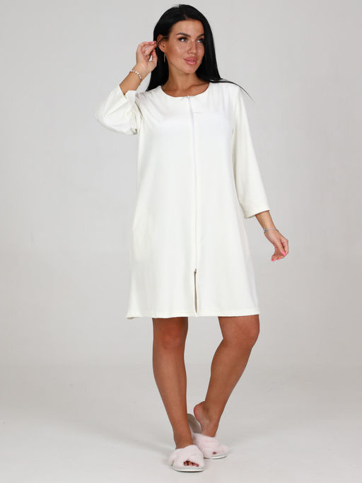 Светлана ХАЛАТ ЖЕНСКИЙ (Молочный) - А-дина фото 2