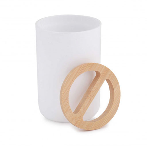 Подставка для зубных щеток Бамбук (белый) М8055 ,, - Альтернатива фото 3