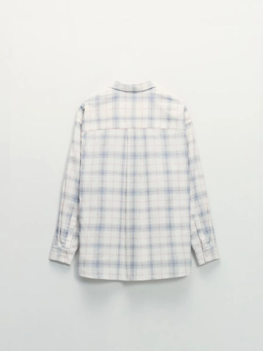 Рубашка relax fit в клетку / Zarina