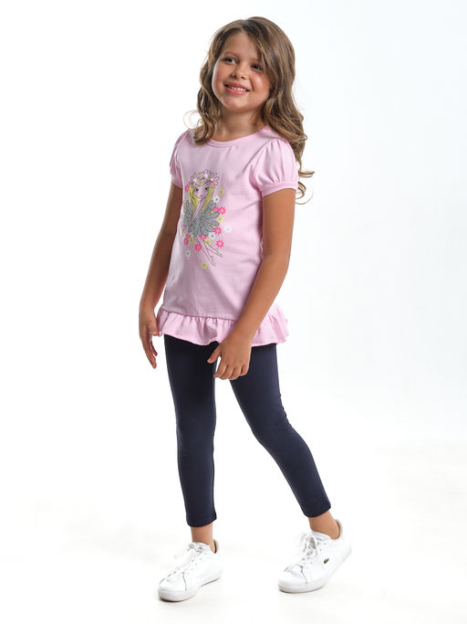 Футболка с принтом UD 4094 розовый - Mini maxi фото 6