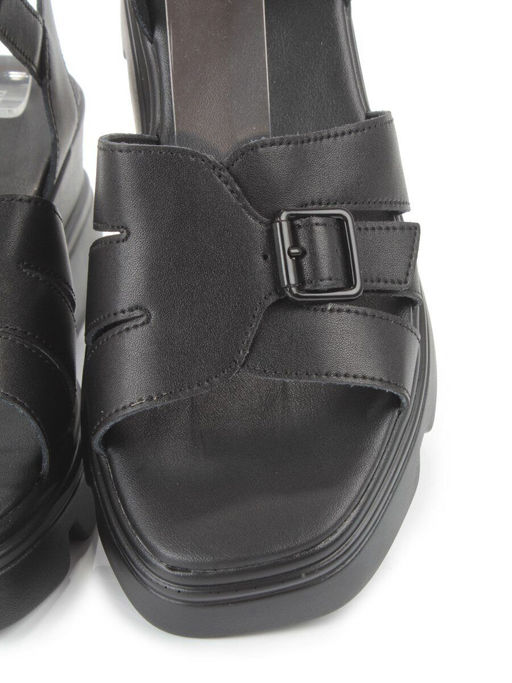 08-PEAG34-2 BLACK Босоножки женские (натуральная кожа) - Фабричный китай фото 8