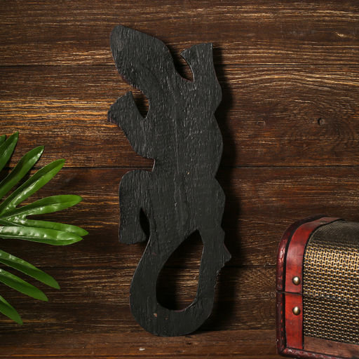 Панно настенное дерево Геккон коричневый с гекконом 1х11х30 см - Simaland фото 5