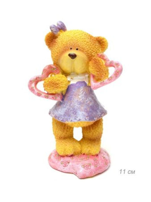 Фигурка Медвежонок с сердцем 11 см / 708-70 /уп 72/АКЦИЯ - Галеонтрейд фото 9