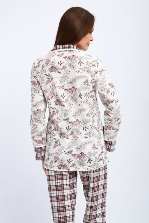 Пижама женская из футера Салли укроп