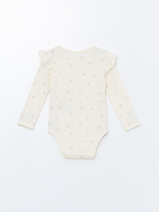 Bisiklet Yaka Uzun Kollu K?z Bebek ??t??tl? Body - Waikiki фото 2