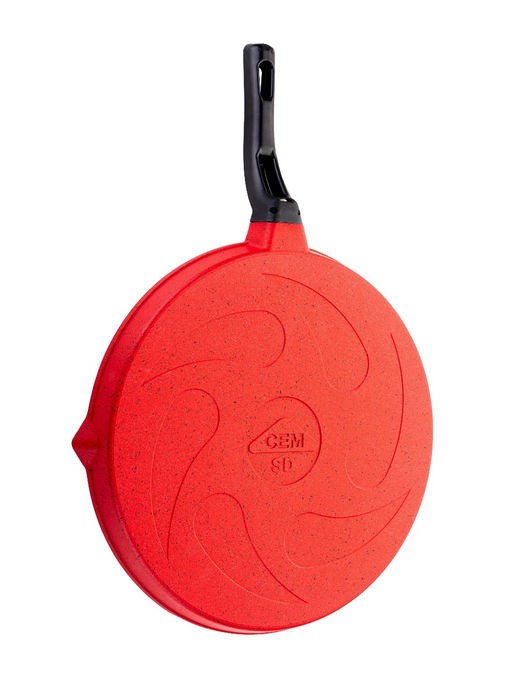 Сковорода 36 см с АПП, цвет: красный, арт. TCDSD30203619