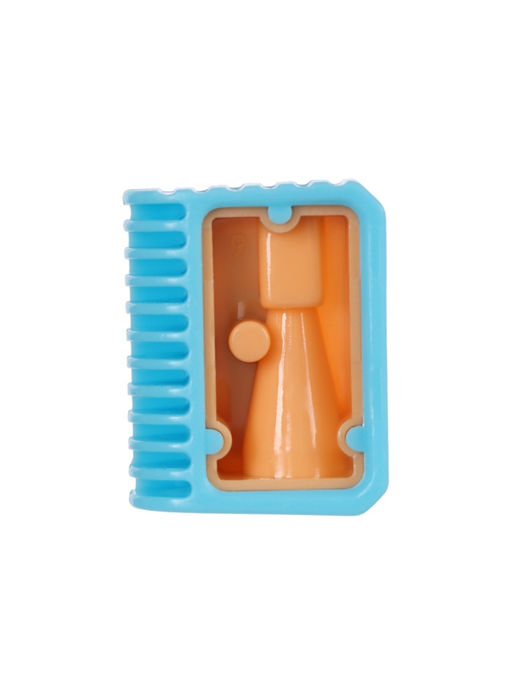 Набор точилок «Пастель», 5 штук, ребристая, МИКС