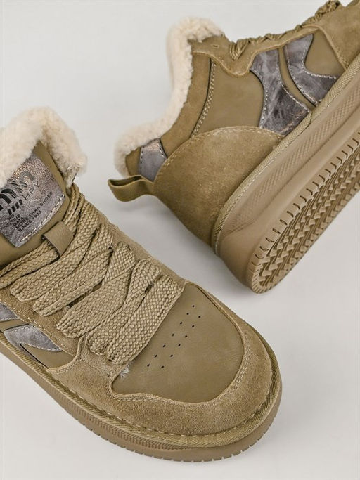 Кеды женские зимние теплые/ Ботинки зимние A400-3M - Piniolo фото 2