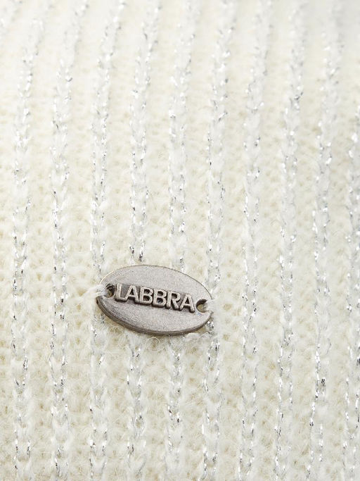 Шапка жен. кид-мох+альп+шерсть LB-N88037A white - Labbra фото 3