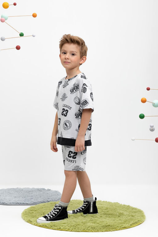 КР 400641/светло-серый,свобода движения к446 шорты для мал - Crockid фото 9