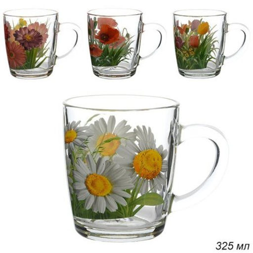 Кружка 325 мл Бейзик Флора круговая / 55531 /уп 12/ - ГалеонТрейд фото 2