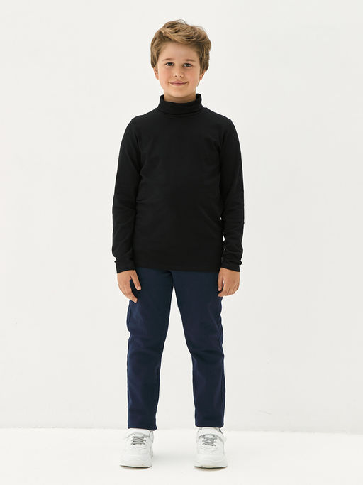 Черная водолазка для мальчика - Kogankids фото 8
