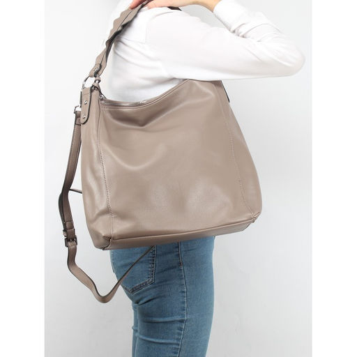 Сумка женская искусственная кожа FR-5276-L, 1отд+карм/перег, плечевой ремень, бежевый SALE 258395 - Adelia фото 5