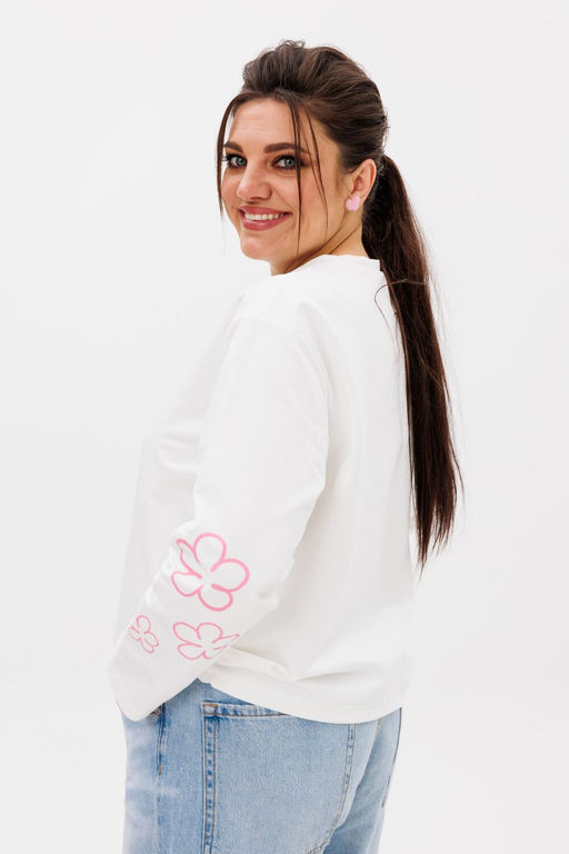 Джемпер ANELLI 1432 белый  фото 7