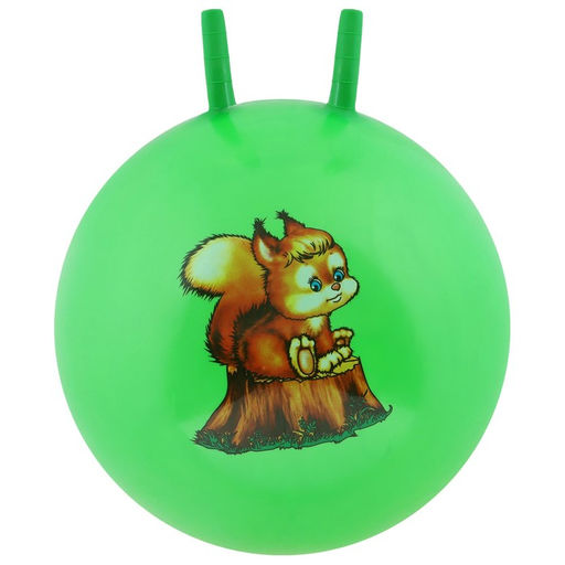 Мяч - прыгун с рожками, d=45 см, МИКС