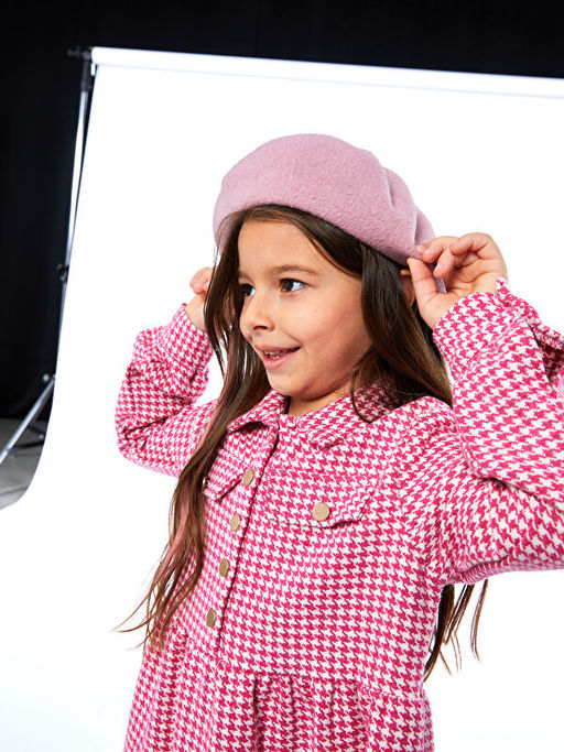 G?mlek Yaka Kazaya?? Desenli Uzun Kollu K?z ?ocuk Elbise - Waikiki фото 3