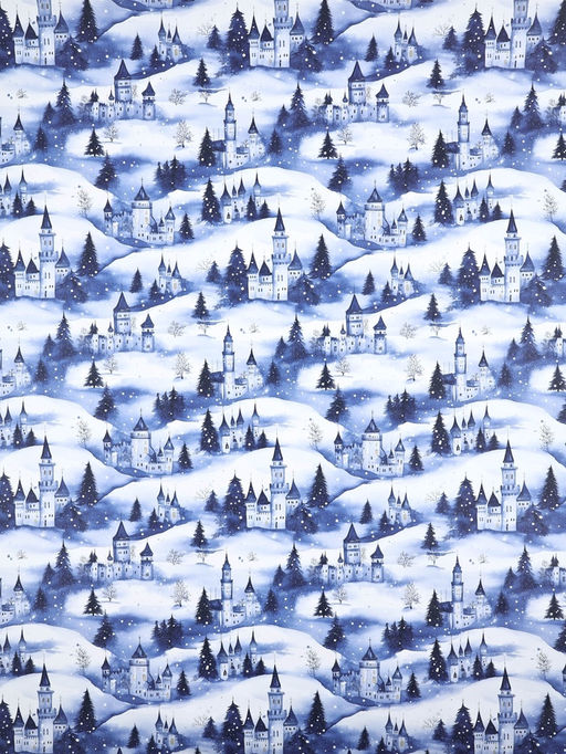 Набор упаковочной бумаги с наклейками «Новый год», 6 листов, 70 × 100 см