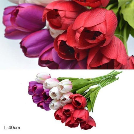 Цветок искусственный Тюльпан 40 см / W91004 /уп 6/12/1200/ - Галеонтрейд фото 2