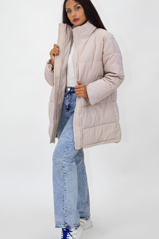 Удлиненная женская куртка осень-весна Лайт арт.151