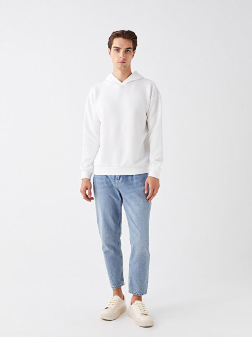 Uzun Kollu Erkek Hoodie