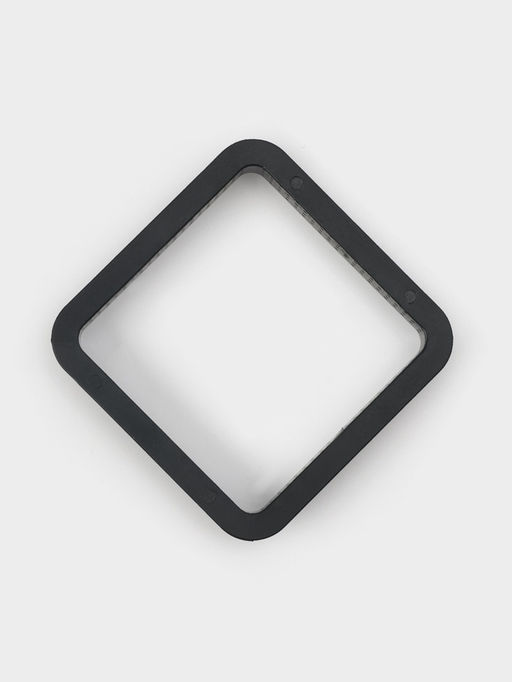 Формы для выпечки перфорированные Доляна Квадрат, набор 6 шт., пластик, 8?2 см, чёрные  фото 4