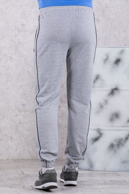 Брюки спортивные 
 3.MM116B-серый-светлый