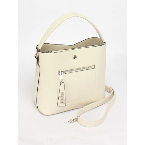 Сумка женская искусственная кожа ADEL-231/1в/ММ, 3отд+плеч/рем. бежевый флотер 253216