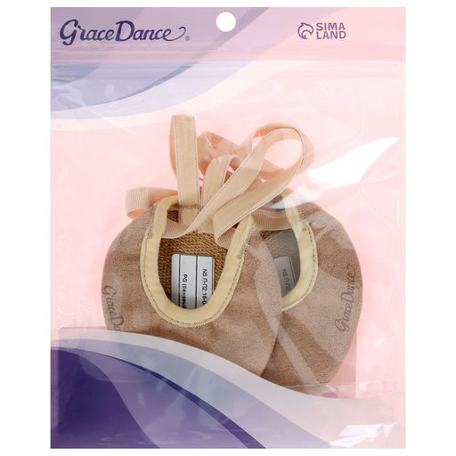 Полупальцы Grace Dance, с мягкой вставкой, р. 34-35 (21.5-22.2 см), цвет бежевый
