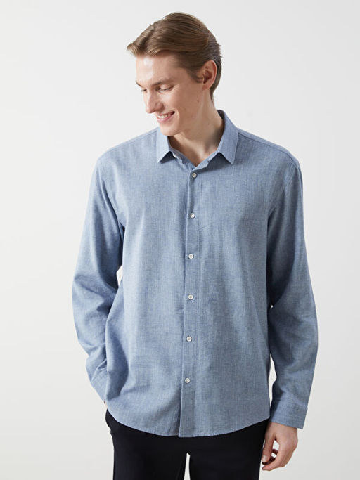 Regular Fit Uzun Kollu Arm?rl? Erkek G?mlek