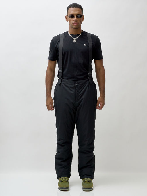 Горнолыжный костюм мужской зимний желтого цвета 372J