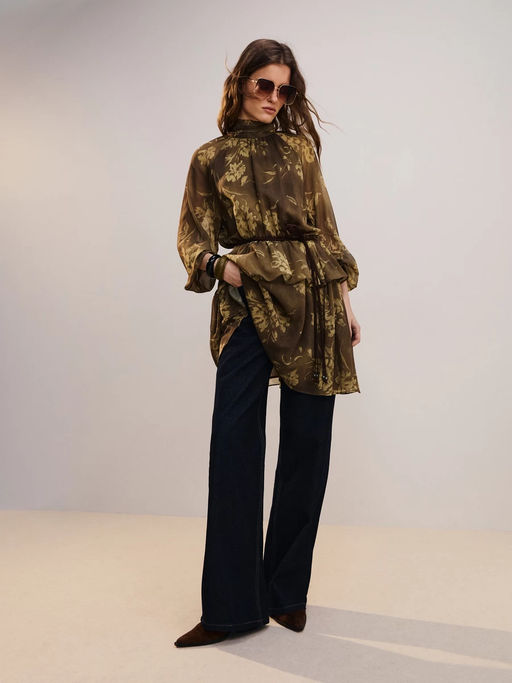 Платье мини с поясом / Zarina  фото 3