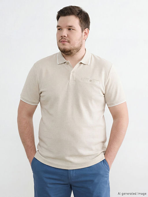 Polo Yaka Erkek Dokulu Ti??rt