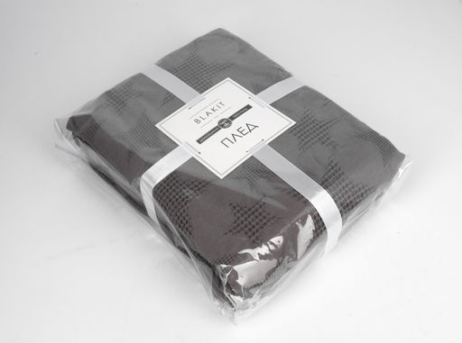 8159 Плед 230*200 цв. графит рис. 17-4013