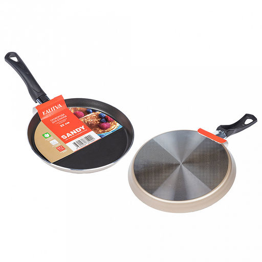 Sandy Сковорода блинная с антипригарным покрытием д22см, h2см, s2,4мм (Россия) - Домашняя мода фото 5