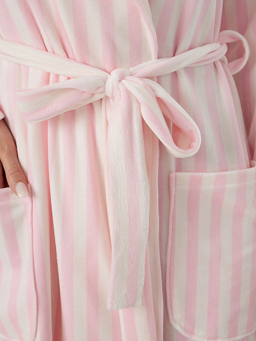 Халат женский в розовую полоску - Mark formelle фото 6