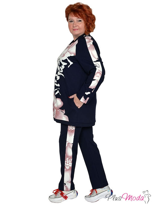 Толстовка Модель №1419 размеры 44-84 - Plusmoda фото 8