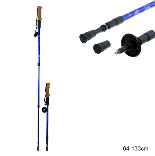 Палки для скандинавской ходьбы / C-102 /уп 5/30/синие - Галеонтрейд фото 3