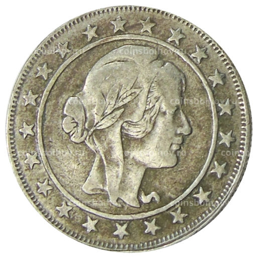 Монета 2000 рейс 1929 года Бразилия