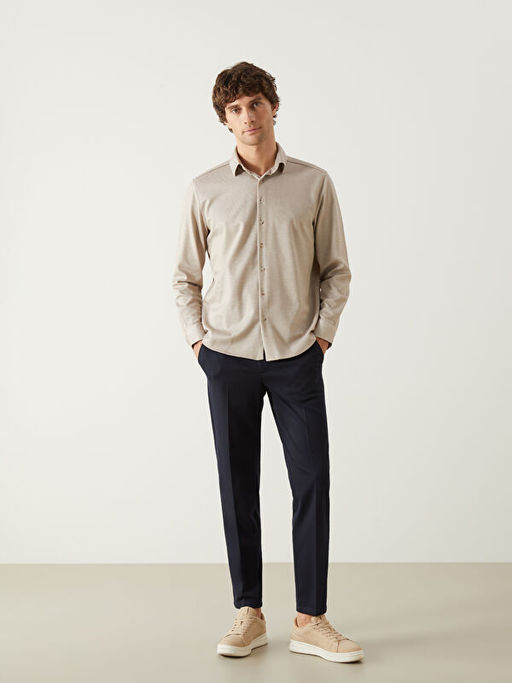 Slim Fit Uzun Kollu Erkek G?mlek