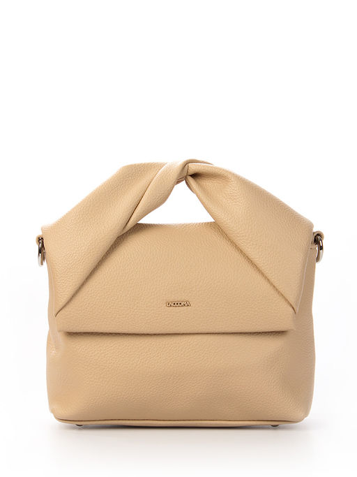 LACCOMA сумка Молли-Y2005-телесный эко кожа хлопок фото 3