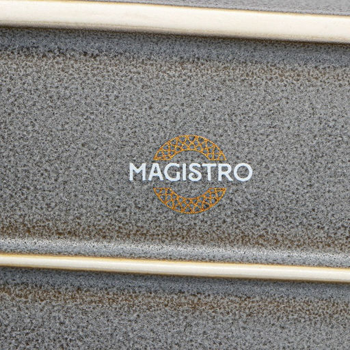 Блюдо Magistro Urban, 260 мл, 18×9.8×2.5 см, овальное, фарфор, серый