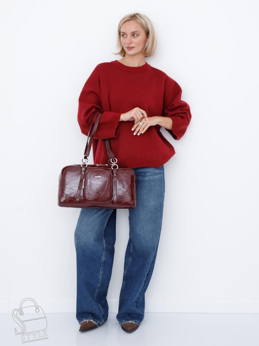 Сумка женская  51155SL wine red Velina Fabbiano-Safenta