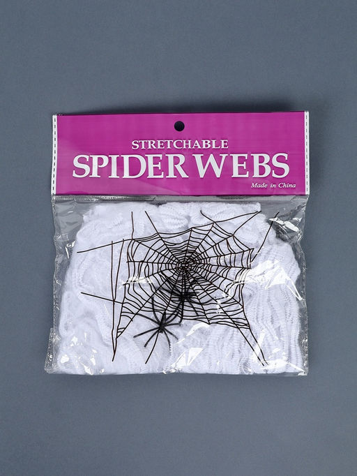 Цена за 2 шт. Прикол «Паутина и 2 паука»