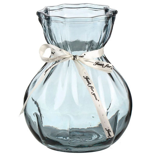 Ваза стекло, настольная, 20х9.5 см, A060228, в ассортименте (476900) /DANIKS/