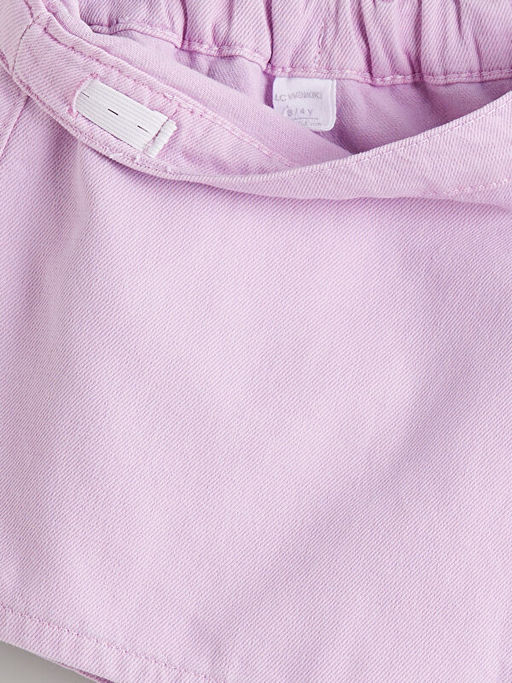 Basic K?z ?ocuk Denim G?r?n?ml? ?ort Etek