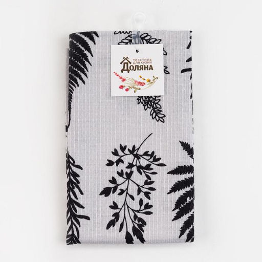 Полотенце кухонное Доляна Листья 35х60 см, 100% хлопок, 160г/м2  фото 5