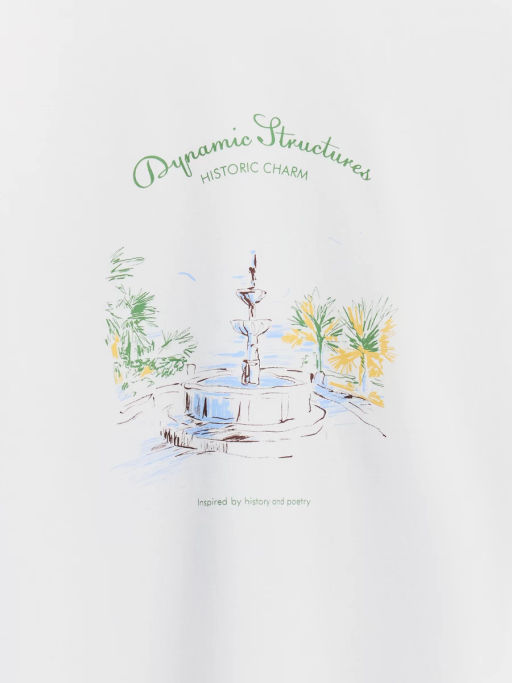 Футболка с принтом из 100% хлопка ZR2605043403-5 / Zarina  фото 10